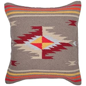 El Paso Designs Aztec Throw Pillow Cover 18 X 18- Hand Woven in Southwest and Native American Styles Throw Pillow Cover (5)