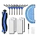 XUANLAN Accessori di Ricambio per aspirapolvere AD-Robot Side Brush Hepa Filtro Mop Panno for Cecotec Conga 1090 Robot Aspirapolvere Ricambio Accessori Kit di Ricambio Filtro Performance Impostato