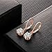 Buyless Fashion Girls And Women Dangle Earrings Silver Color CZ Fashion Jewelry - EDGRNDPNK
