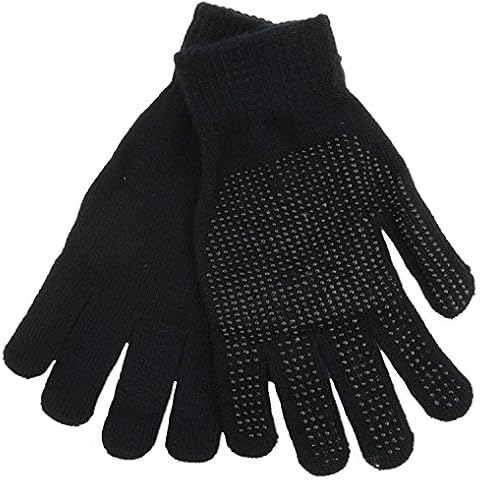 Black Warm Magic Gloves with Palm Grip by RJM GL313 Cover