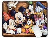 Mickey Mouse and Donald Duck and Goofy Mouse Pad Office Mouse Pad Gaming Mouse Pad Mat Mouse Pad