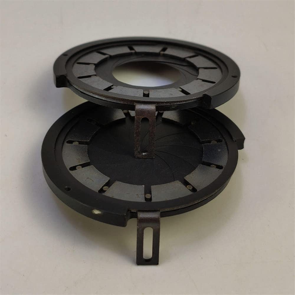 Accessori per microscopi 1 PZ 2-29mm Amplificazione Zoom Iris Ottico Apertura A Membrana Condensatore 11 Lame Digital Camera Monitor Microscopio Adattatore Durata e Prestazioni affidabili