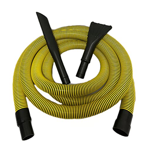 Mr. Nozzle Wet/Dry Vacuum Hose Cleaning Kit, 15' Long Crushproof Hose Fits 2-1/4" Inside Diameter Inlet Port, Includes Professional Detailing Crevice Tool and Nozzle Attachments, Yellow Mr. Nozzle Wet/Dry Vacuum Hose Cleaning Kit, 15' Long Crushproof Hose Fits 2-1/4" Inside Diameter Inlet Port, Includes Professional Detailing Crevice Tool and Nozzle Attachments, Yellow