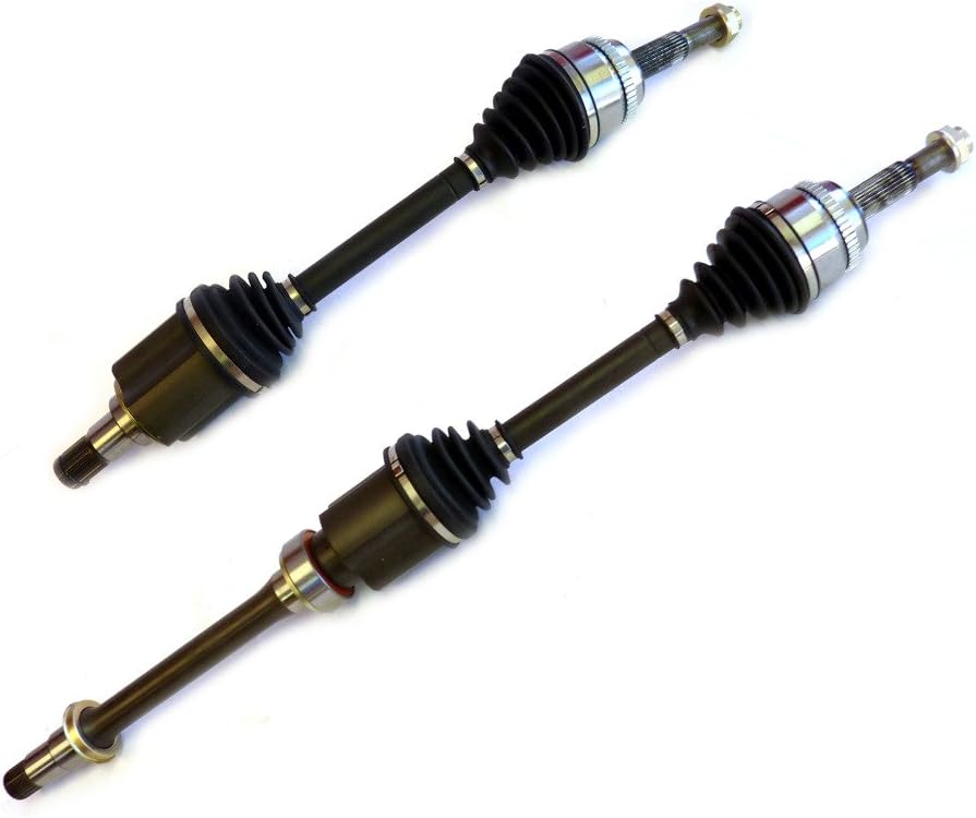 DTA TO97219720A front Left Right Pair - 2 New Premium CV Axles (Drive Axle Assembly) Compatible With 2002-2006 Toyota Camry 4cyl Automatic Only. Will NOT Fit V6