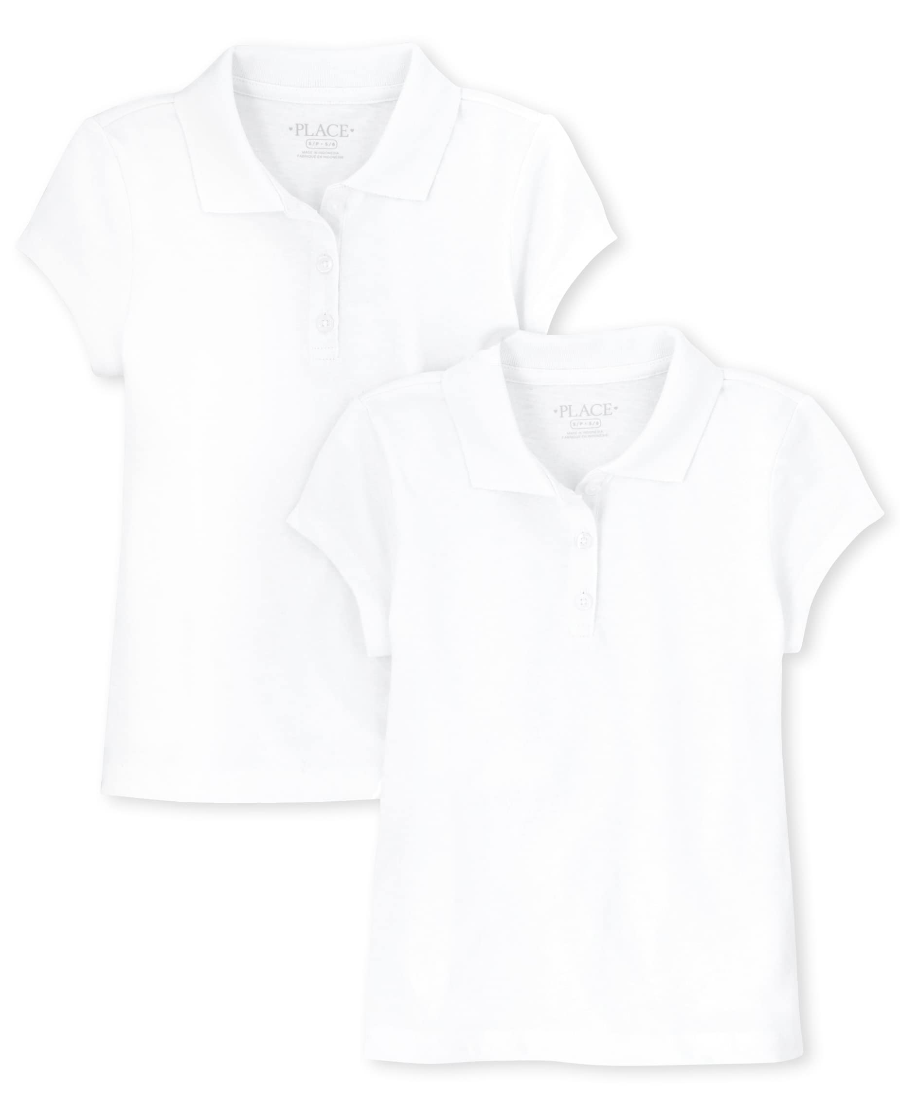 The Children's Place Boys' Short Sleeve Pique Polo, 2 Pack