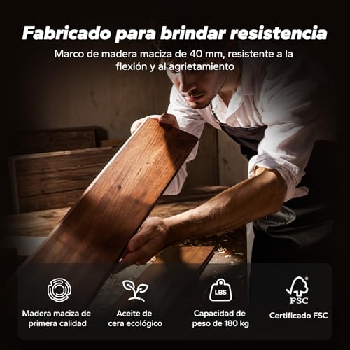 MERACH Máquina de Remo de Agua Plegable de Madera, Material de árbol de Caucho y Asiento Cómodo, con App Exclusiva con Juego de Interactivo, Experiencia de Remo Inmersiva - Imagen 3