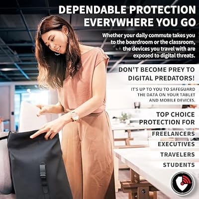 Mission Darkness FreeRoam Faraday Backpack // Stylish Bag with Durable Water-resistant Exterior, RF Blocking Liner, Padded Laptop Compartment, Device Isolation, Anti-tracking, EMF Shielding
