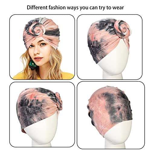 Image of KYNARI Turban Head Wraps for Women, Pretied Stretch Bonnet Hair Wrap