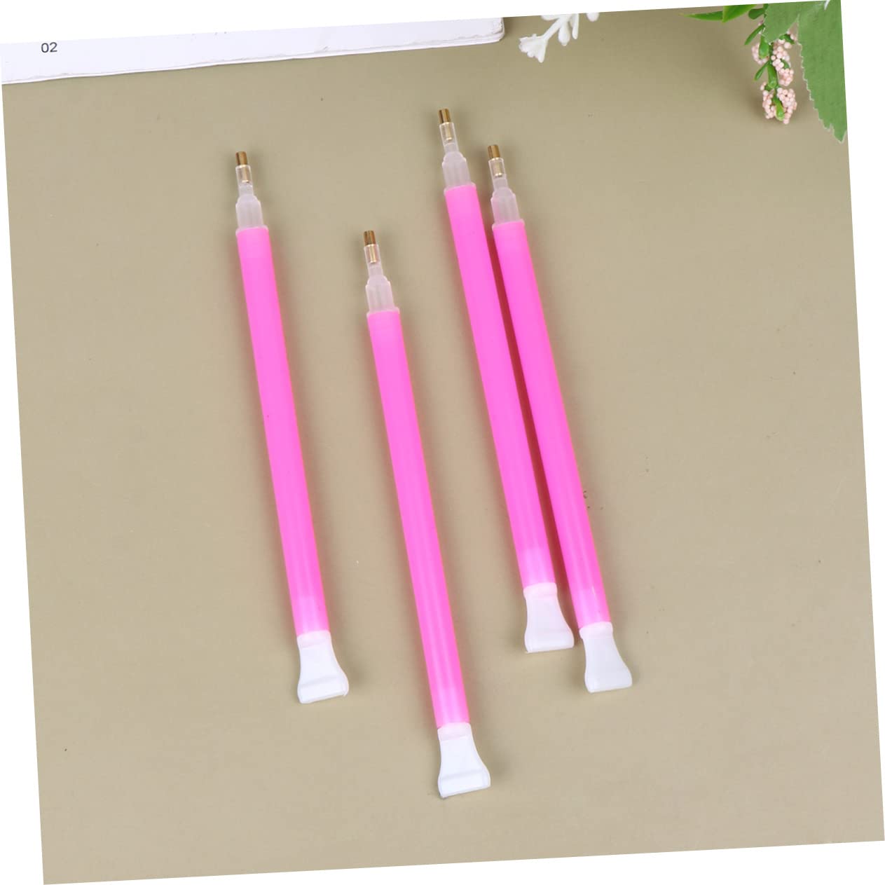 NUOBESTY 200pièces Outils De Peinture Perles Stylo à Broderie pour Accessoires Outil De Décoration Maison Rose pour Peinture De Diamants Et Broderie