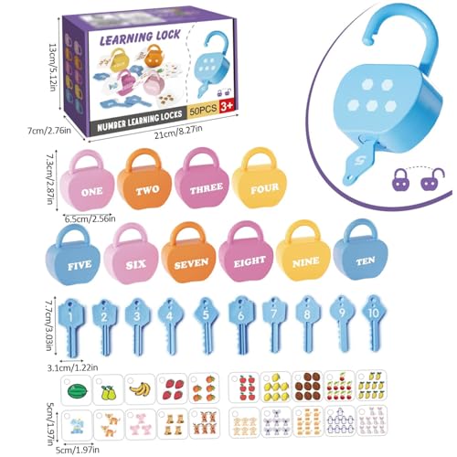Jouets de serrure et clé Montessori pour occuper les enfants en voyage