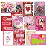 Valentine's Day Greeting Cards - Set of 12 (1 of each design)