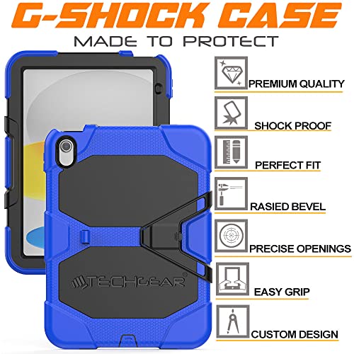 TECHGEAR G-SHOCK Case for iPad 11" A16 (11th Gen 2025) & 10.9" (10th Gen 2022) - Image 4