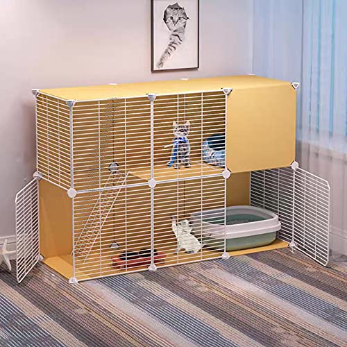 Cage pour chat spacieuse pour sécuriser 1 à 2 félins - 2