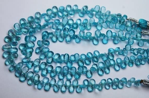Apatite Bleue Ciel facettée pour créer vos bijoux d'été et accessoires bohèmes chic