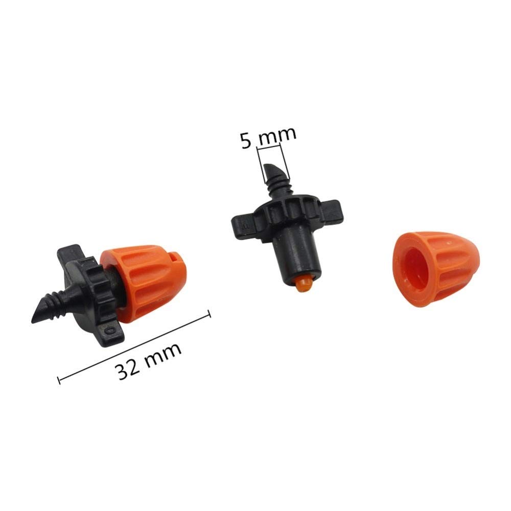 Irrigatore for prato da giardino Sistema di irrigazione Ugello a rifrazione con filettatura da 4 mm Angoli di spruzzo a strisce da 90 180 360 gradi Irrigazione da giardino Irrigatori for irrigazione a