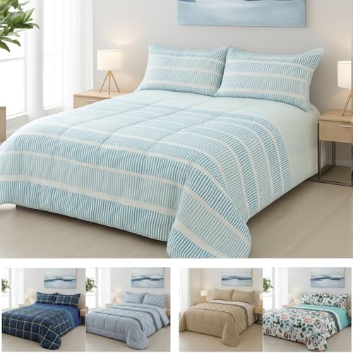 EDREDÓN Estampado Reversible: 105 cm