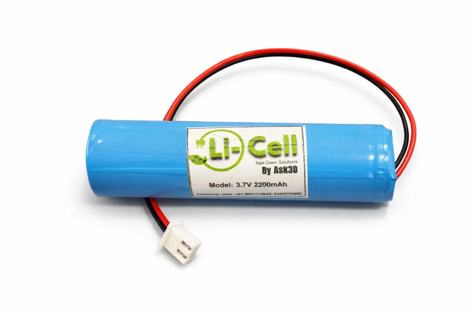Ultra Fast Charging 18 650 3.7v Rechargeable Li-ion with Deep Cycles and BMS Protection - Pack of 1 (Connector Battery) (2000, Milliamps)-image-10