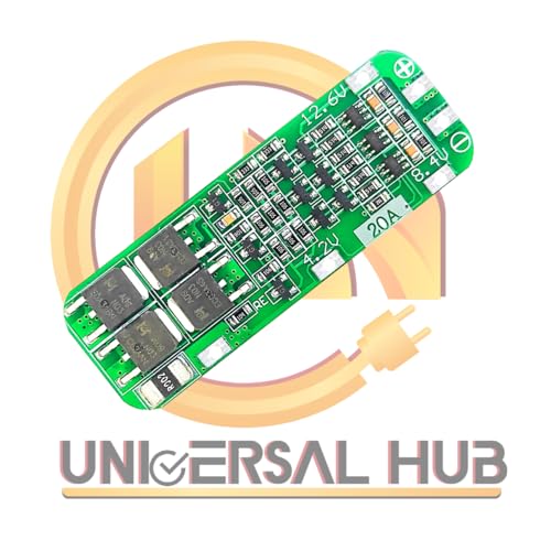 Image of 3s 20Amp Cell BMS 18650 Lithium Battery Protection Board MODULE Pack of 1