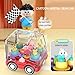 GOGO PARTNER Pull Back Cars Baby Toys Baby Car Toys Animal Push Vehicle Rabbit Car Toys for 18+ Months Age, First Christmas 1st Birthday Gifts for 2+ Year Old (Red)