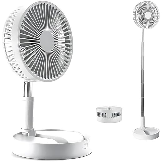 Lapras Upgraded Table Fan Height Adjustable & Foldable Recha