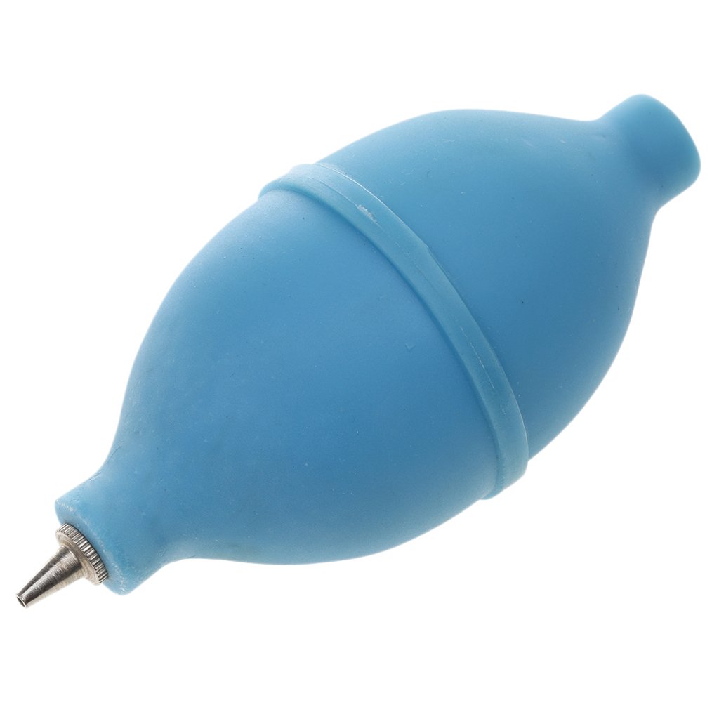 segolike super strong rubber stainless steel nipple dust blower ball laptop keyboard camera cleaning ball tools blue