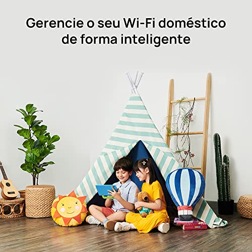 Roteador HUAWEI AX3 Pro Preto, WS7206, até 3000mbps de velocidade, WiFi 6, função mesh, toque para conectar e controle parentalal glide