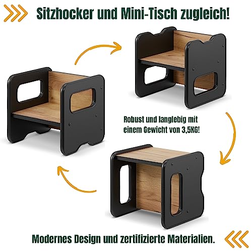 Chaise transformable en table pour bébé, tabouret defiPad évolutif 1 an et plus - 6