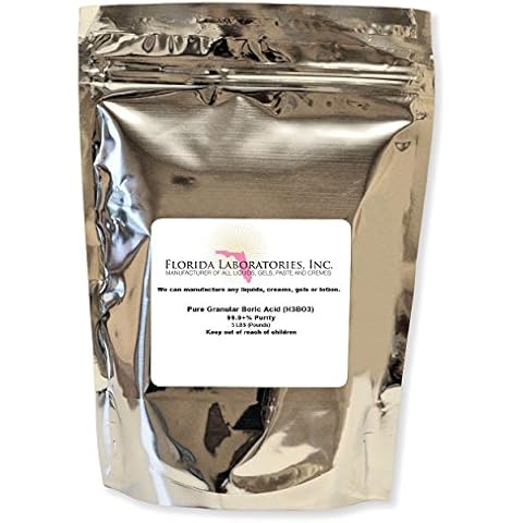 Boric Acid Granular Powder 5 Lb. Create Your own Solution Cover