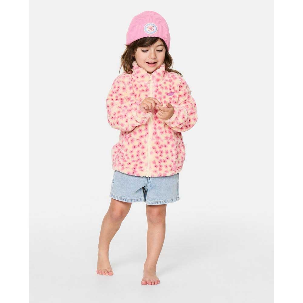 RIP CURL Party Wave Polar Full Zip Sweatshirt 3-4 Years