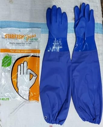 PVC Hand gloves,Acid resistent,water proff,26 inchas long
