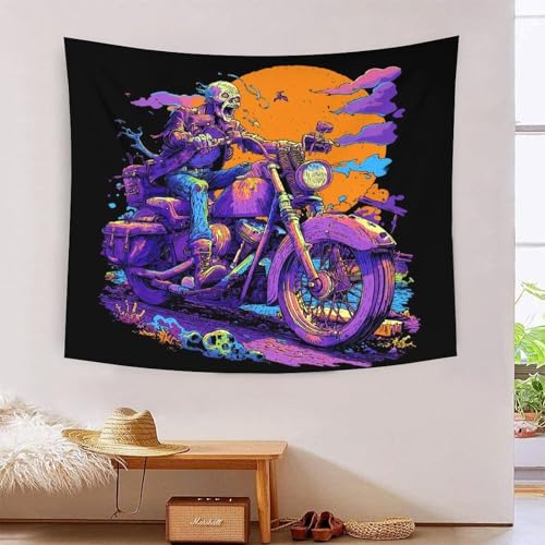 Art Mural Squelette 3D MJFCoin pour Créer une Ambiance Moderne dans la Chambre