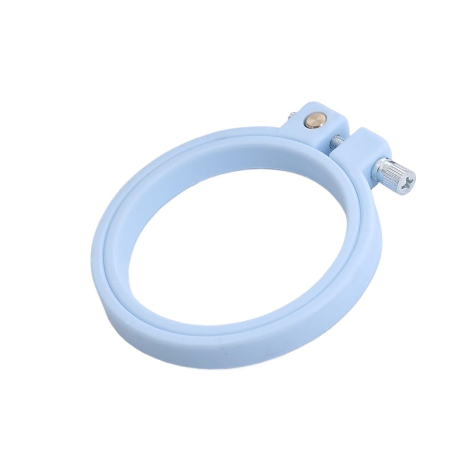 ENSDIEPLS Cross Stitch Hoop Ring, Mini Embroidery Hoop 7cm Round Plastic Cross Stitch Hoop Frame Rings for DIY Sewing(Color 6)