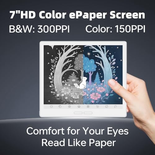 Image of Bigme B751C S Ebook Reader, 4GB+64GB Color Android 14 OS ePaper Tablet, White