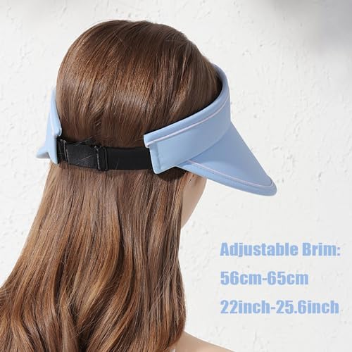 Visera deportiva ligera plegable para mujer miniatura 6