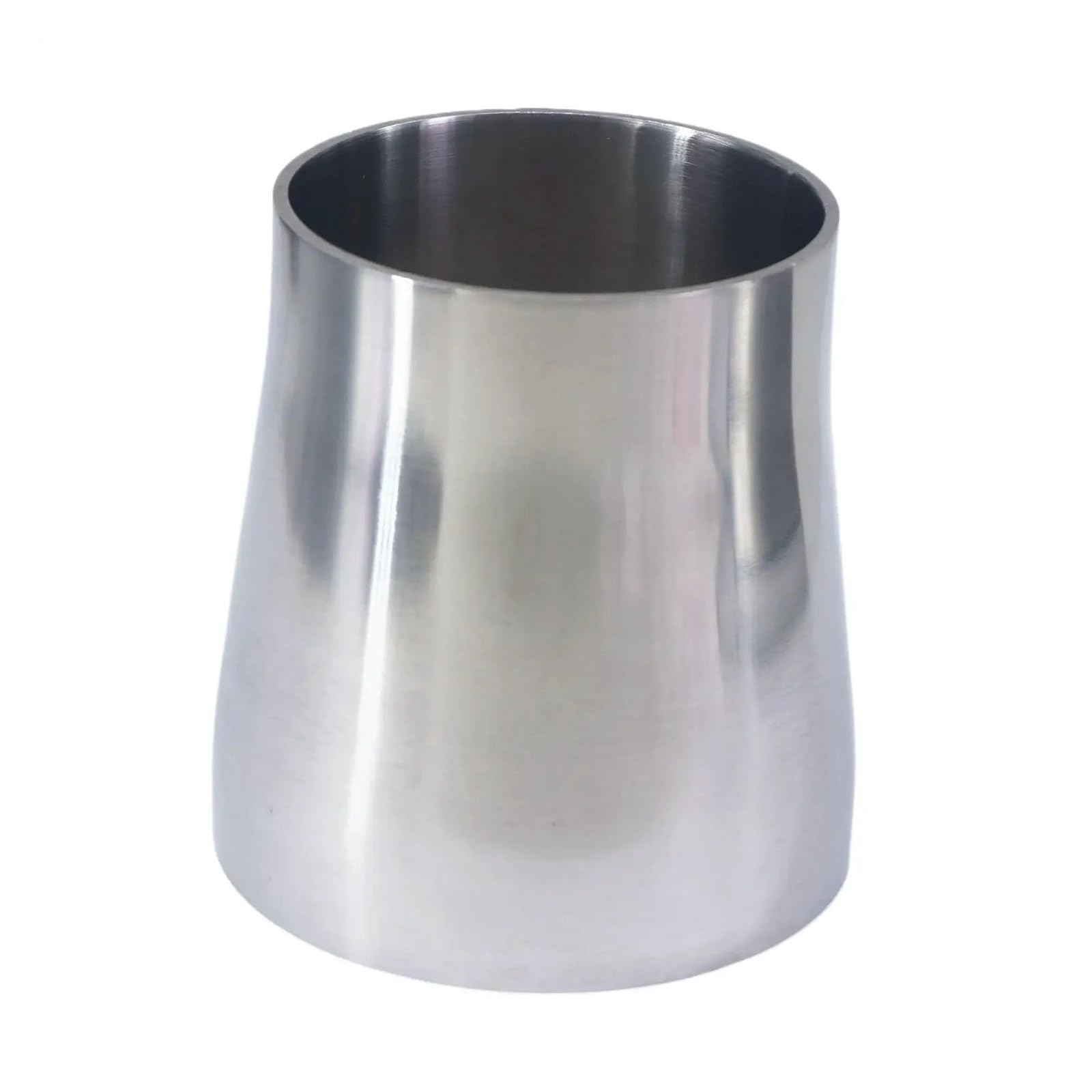 Reductor 76mm a 63mm en acero 304 con acabado premium para soldadura industrial