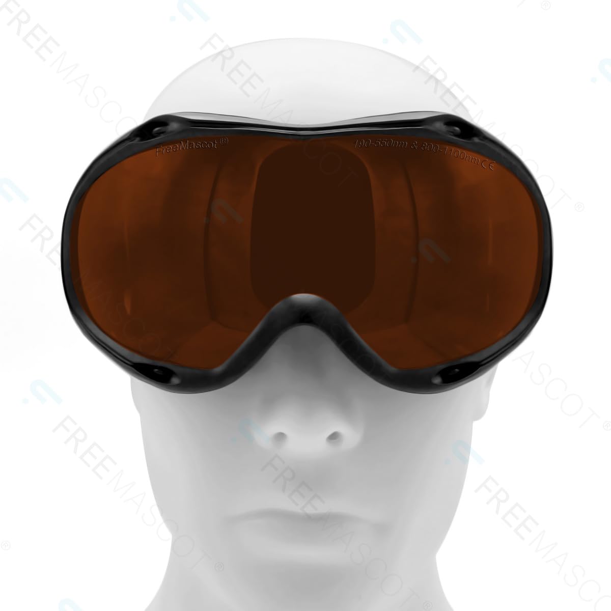 FREEMASCOT OD 6+ 190nm-550nm / 800nm-1100nm Wavelength Professional Laser Safety Glasses for 405nm, 450nm, 532nm, 808nm - Image 4