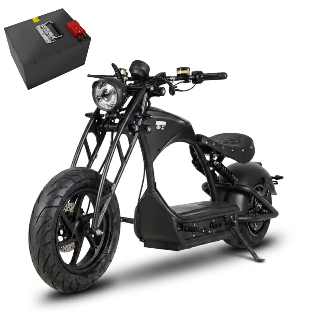 Eahora 2026 Peak 6000W 55MPH M1P Pro Electric Motorcycle for Adults 60V 42AH+50AH 55Miles…
