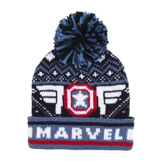 Avengers 224320 Gorro Jacquard Capitan America