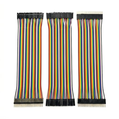 120PCS Real Pure Copper Breadboard Jumper Wires Conducts Electric...