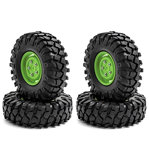 Pneus de voiture RC anti-patinage avec jantes pour résoudre les blocages sur TRAX4 Axial SCX10