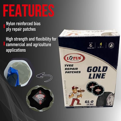 Image of Lotus Gold Line Bias Tire Repair Patches GL-0