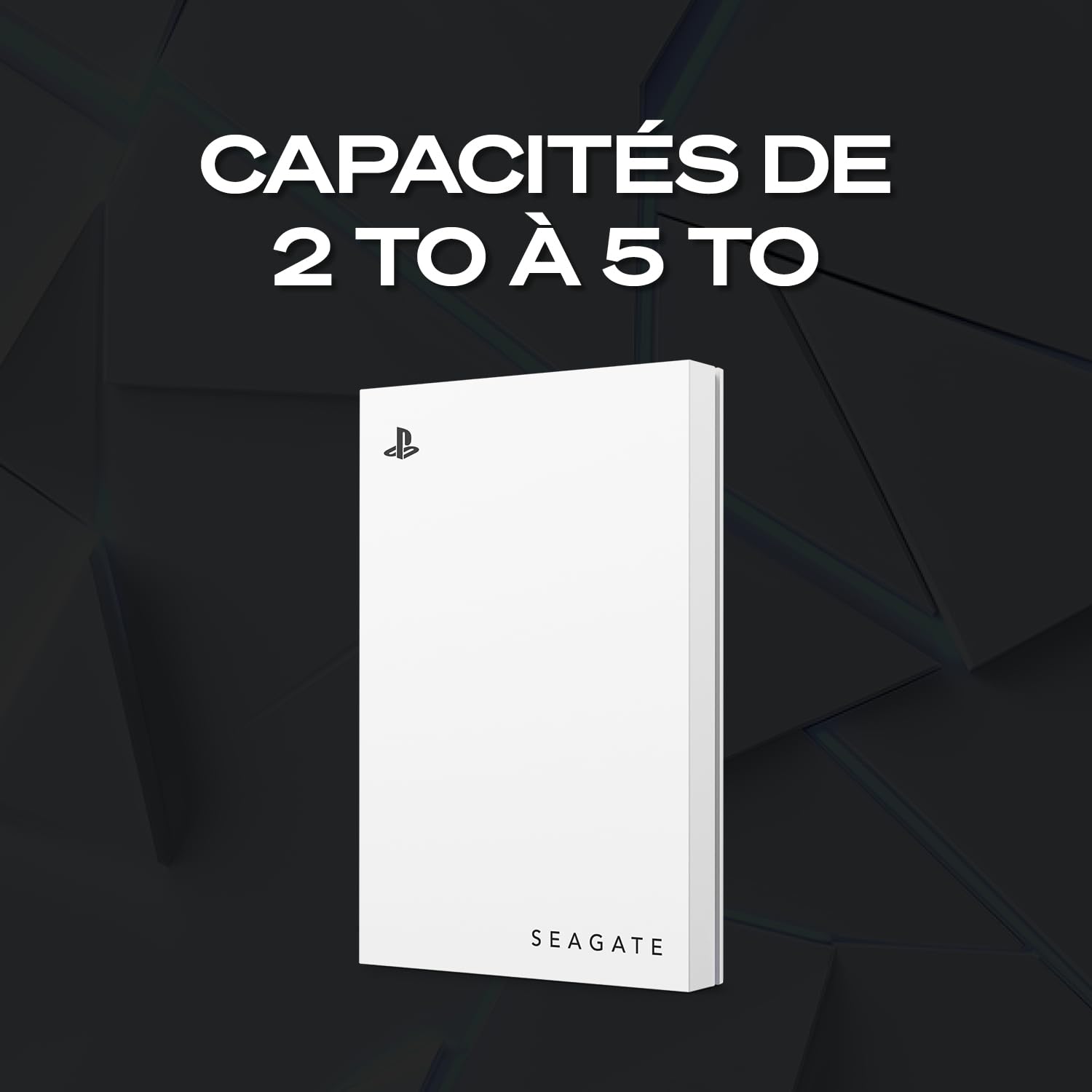 Seagate Game Drive pour PS4/PS5 2To, Disque Dur Externe, 2.5 Pouces, USB 3.0, sous Licence Officielle, éclairage LED Bleu, INCL. 2 semaines Playstation+ (STLV2000202)