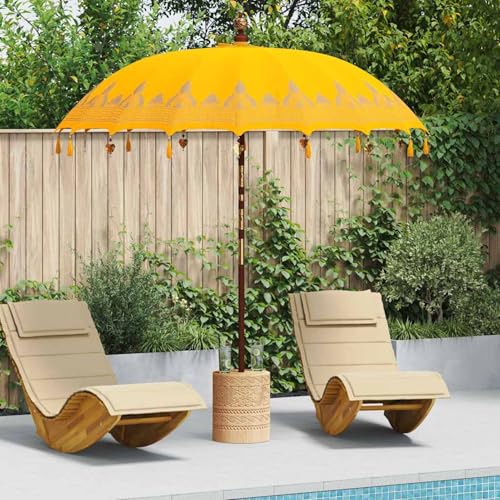 Gecheer Parasol Balinés Amarillo (210-220) x 260 cm