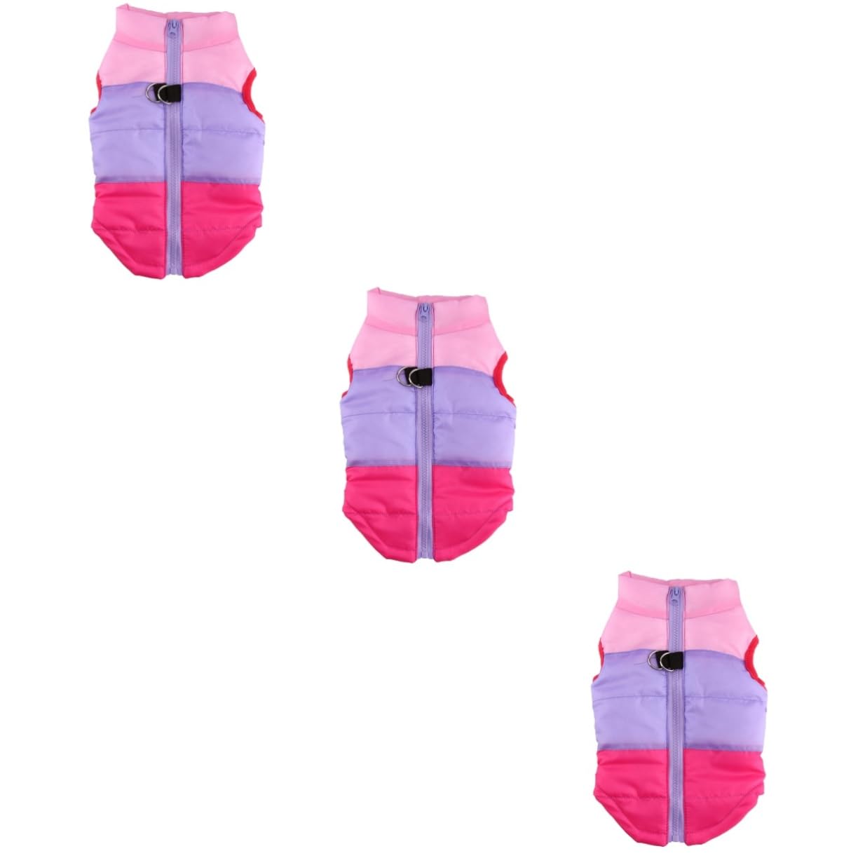 Beavorty 3 Pièces De Fournitures pour Animaux De Compagnie Manteau De Gilet Doux Et Chaud pour Chien Vêtements Élégants pour Chien en Rose Et