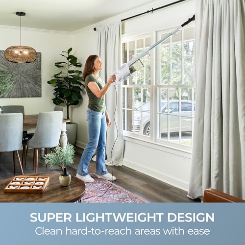 Image of Kenmore CS2015 200 Series Corded Stick Vacuum, Detachable Hand Vac with 2-Motor Powerful Suction, Hair Eliminator Nozzle, LED Headlight & Swivel Steering for Carpets, Bare Floors and Couches