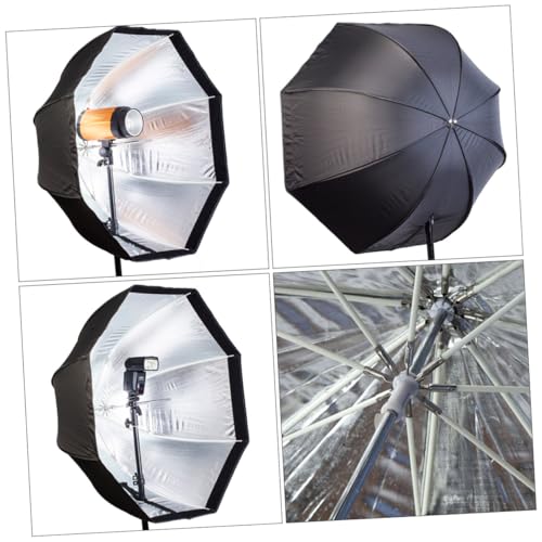 Image of Toddmomy Octagonal Photography Softbox Umbrella Light Diffuser for Studio Flash Lighting, Portable Photo Softbox Compatible with Video and Photo Lighting Equipment, White Nylon Fabric