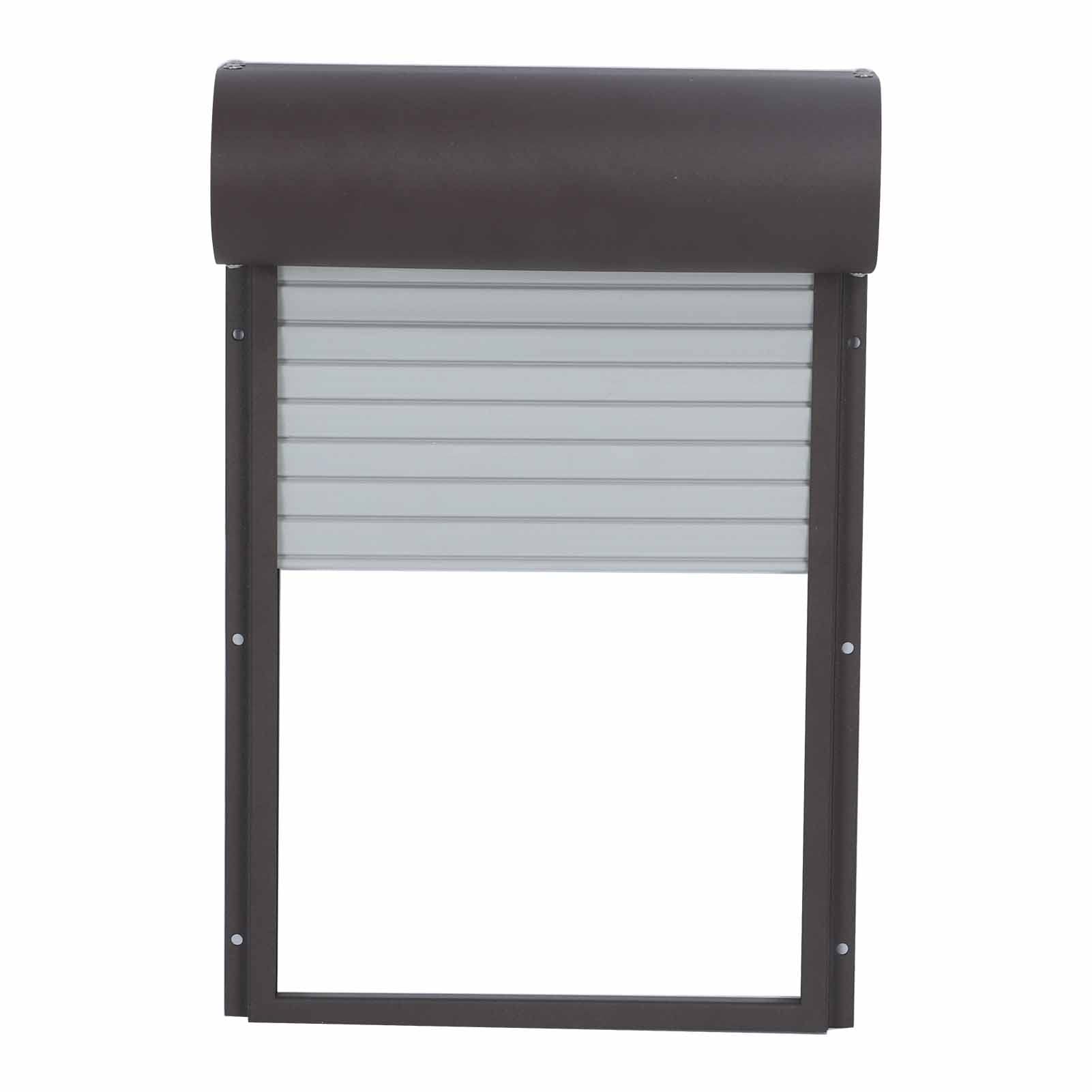 Cocoarm Puerta Automática de Gallinero de Metal con Temporizador Alimentado por Batería, Pantalla LED HD, Modos Manual y Temporizado, Puerta Automática de Granja de 14,6 X 9,7 Pulgadas para Pollos,