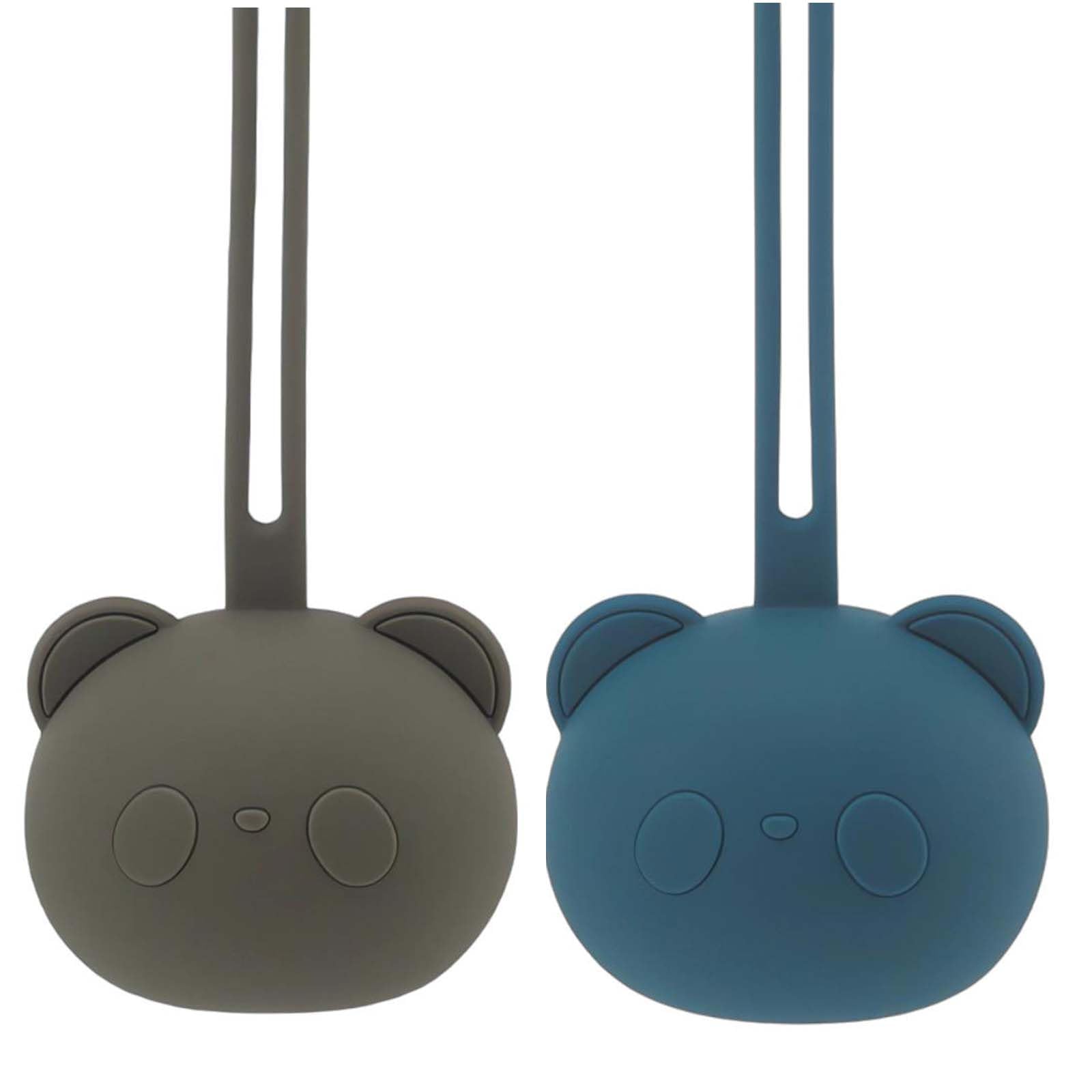 Airfish Silicone Dummy Holder Case Set, 2 Pack Pacifier Case, BPA Free Baby Pacifier Holder Case, Portable Soother Pods for Baby Travel Pacifiers for Boys and Girls