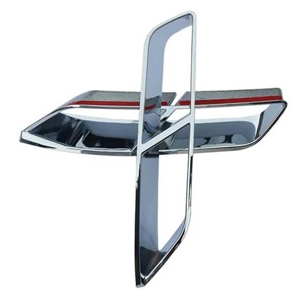Embellecedor para Tubos de Escape Coche para P&assat B8.5 2020 2021 2022, Silenciador de Escape Marco de Deflector de Escape de Acero Inoxidable,Silver