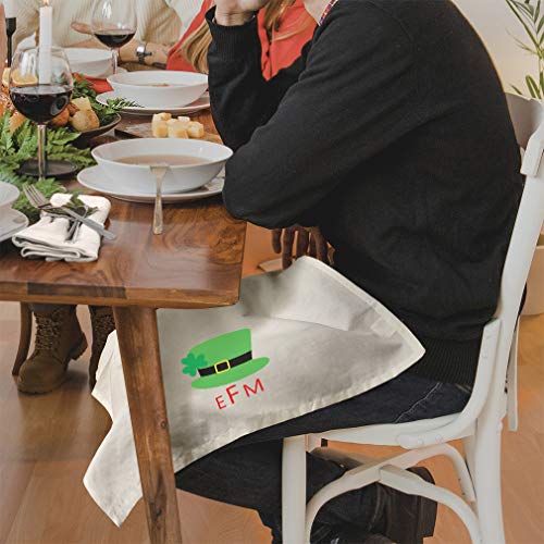 Servilletas de Tela Cuadradas Blancas Pack de 20 miniatura 4